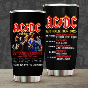 AC/DC Australia Tour 2025 Tumbler Cup No.01