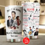 Personalized Elvis Presley Tumbler Cup No.08