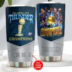 Personalized Oklahoma City Thunder 2025 NBA Champions Tumbler Cup No.01