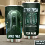 Personalized Star Trek 60th Anniversary Tumbler Cup No.01